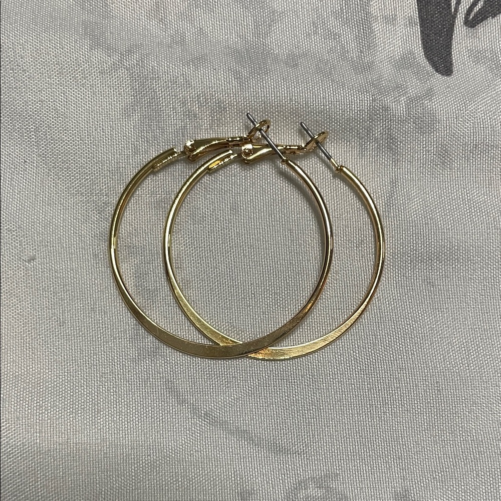 Elegant Gold Hoop Earrings